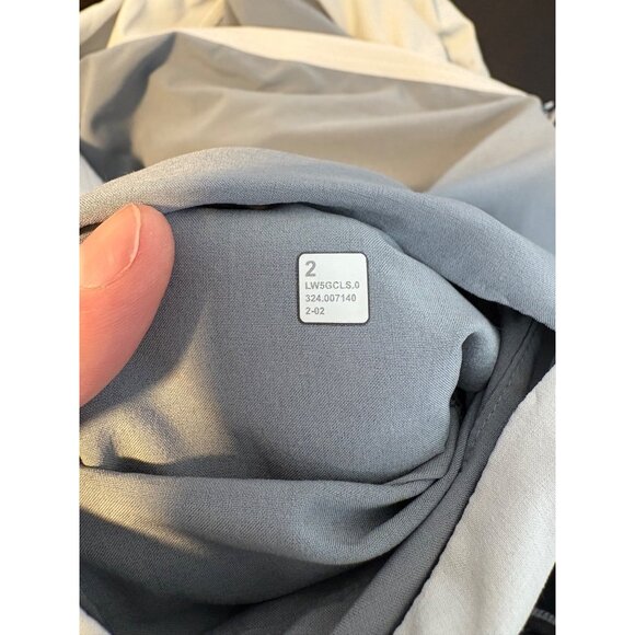 Lululemon Adapted State High-Rise Colorblock Grey White Ankle Pants Joggers 2 - Picture 14 of 14